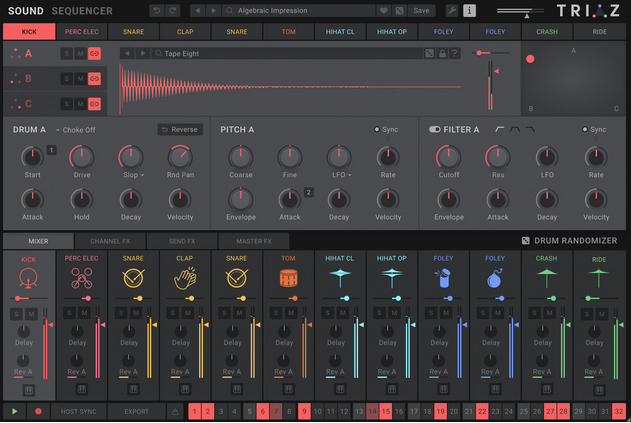 Wave Alchemy Triaz - Drum Machine